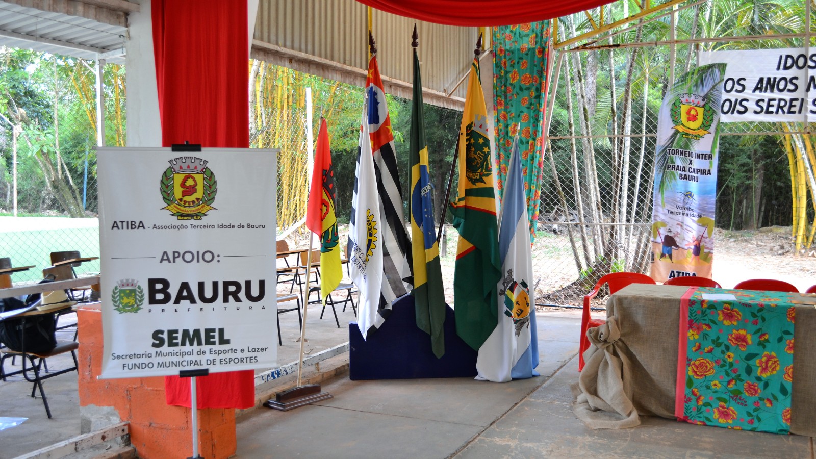 Inter Paia Caipira - Preparação do evento - Quadras 11
