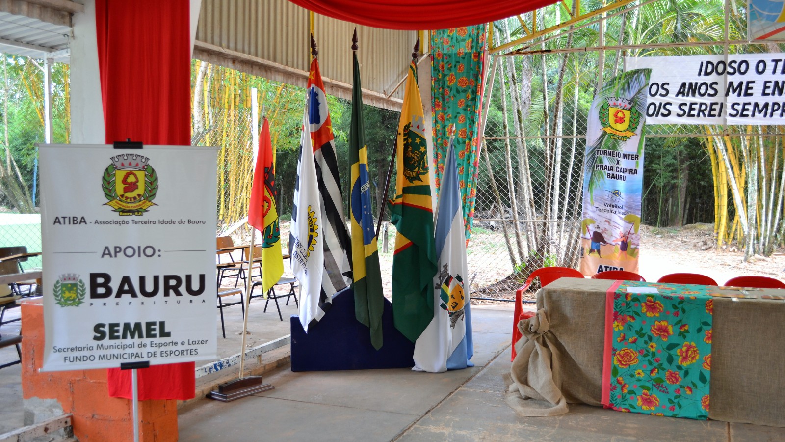 Inter Paia Caipira - Preparação do evento - Quadras 10