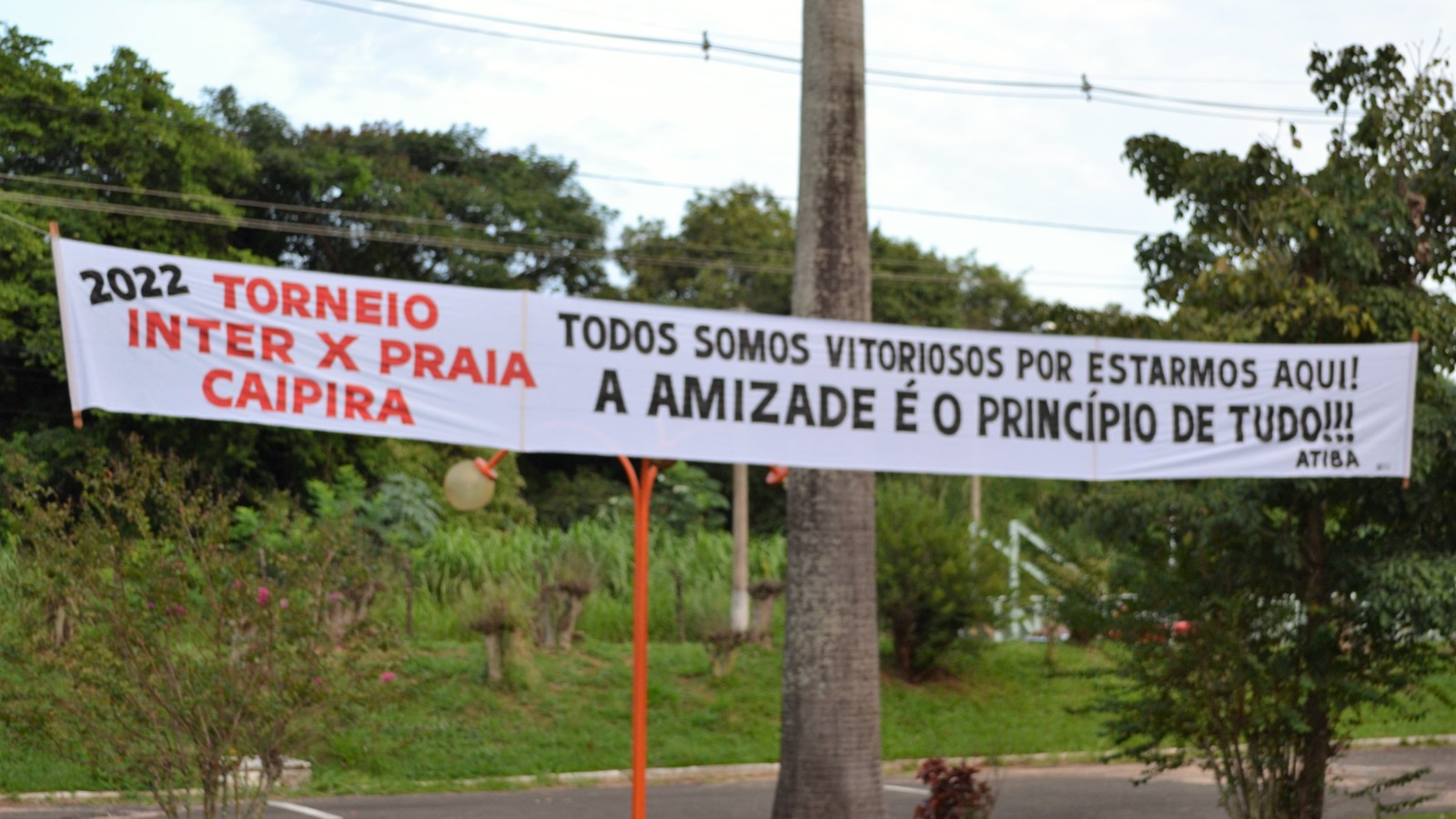 Inter Praia Caipira - Organização: Banners/quadras 1