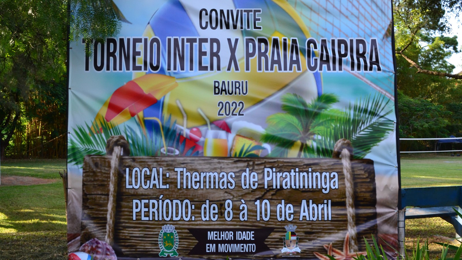 Inter Praia Caipira - Preparação Quadras - Quadras na Grama 9